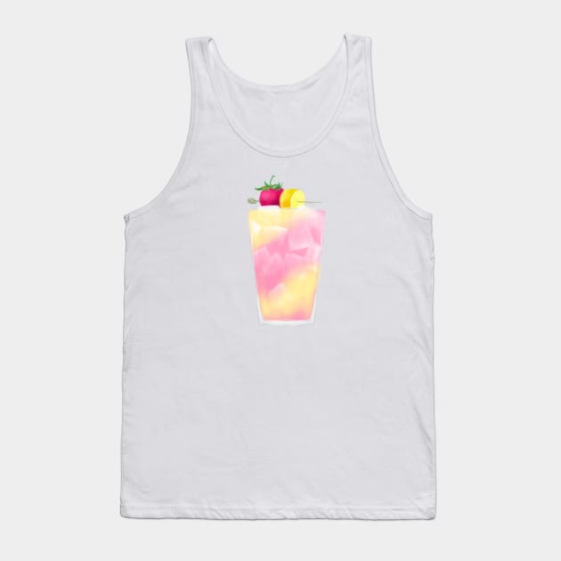 Fresh-Pressed Strawberry Lemonade Tank Top by Star Sandwich